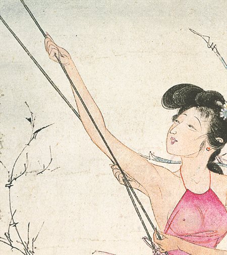 三江-胡也佛的仕女画和最知名的金瓶梅秘戏图